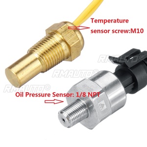 Jauge numérique LCD 3 en 1 / 4 en 1 pour voiture, voltmètre, pression d'huile, température de l'eau, capteur de pression d'huile 1/8 NPT 12-24V - Product Image 6