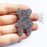 Patchs en strass thermocollants en gros, appliques en strass de cristal, pierres, cœur, ours, papillon, crâne pour la décoration de vêtements