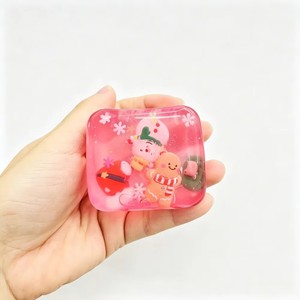 ของเล่นฟิดเจ็ตสีชมพูสำหรับคริสต์มาส ของเล่นเจลใสคลายเครียด ของเล่นการ์ตูนสำหรับวันหยุด ของเล่นตั้งโต๊ะ - Product Image 1