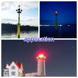 Kiểm soát không thấm nước năng lượng mặt trời hàng không tắc nghẽn đèn hiệu ánh sáng LED sân bay Marine cảnh báo ánh sáng - Product Image 6