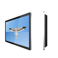 Monitor Layar Sentuh LCD Indoor 43-Inci untuk Pemasangan di Dinding, Tampilan Digital Signage untuk Iklan di Pusat Perbelanjaan & Lift