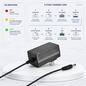 <span class=keywords><strong>Chargeur</strong></span> de batterie au plomb intelligent <span class=keywords><strong>6V</strong></span> 12V 800mA MCU SLA AGM Gel <span class=keywords><strong>Chargeur</strong></span> de batterie de maintien <span class=keywords><strong>6V</strong></span> 12V <span class=keywords><strong>Chargeur</strong></span> de batterie au plomb - Product Image 3