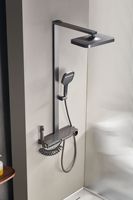 Ensemble de pommeau de douche pluie en laiton 1201QH Robinets de bain et de douche élégants