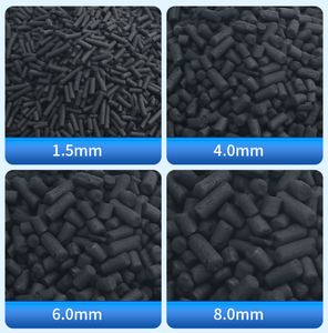 Charbon actif en coque de noix de coco colonne de 4 mm pour applications d'adsorption dans l'industrie pétrolière - Product Image 2