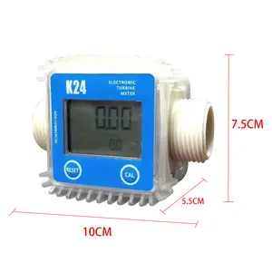 High precision electronic Diesel Oil Fuel Flow Meter Gauge For Chemicals Liquid Water