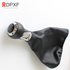 Poignée de levier de vitesses manuelle 6 vitesses en cuir PU avec soufflet pour <span class=keywords><strong>Audi</strong></span> A4 S4 B8 8K/ A5 8T/ <span class=keywords><strong>Q5</strong></span> 07-15 S-Line - Product Image 4