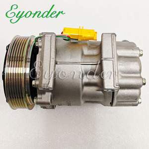 Compresseur AC pour CITROEN C3 XSARA <span class=keywords><strong>FIAT</strong></span> <span class=keywords><strong>SEICENTO</strong></span> PEUGEOT 206 307 6453FR 6453JL 6453KS 6453LF 6453LG 6453JP 6453LH 9684480180 - Product Image 3