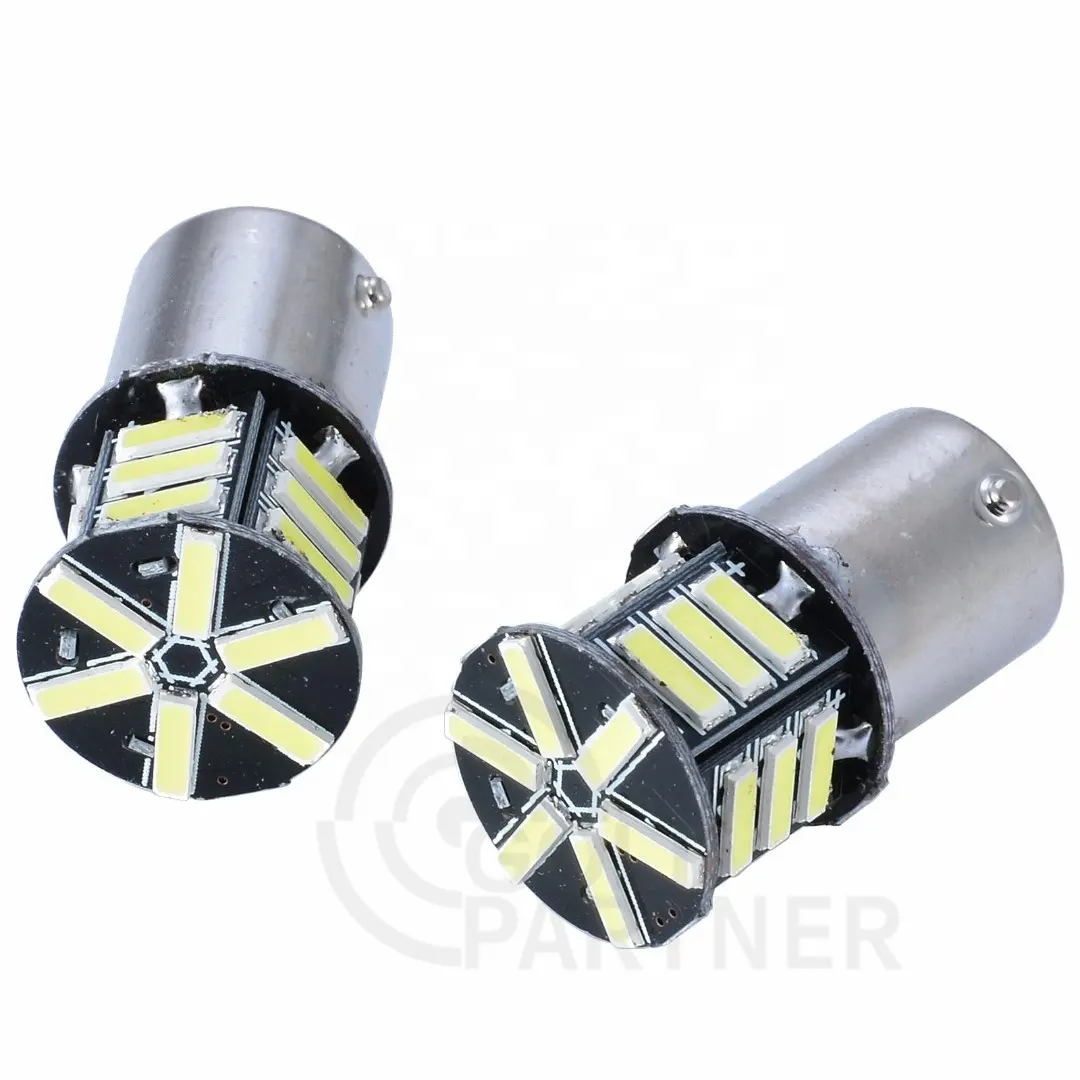 자동차 Led 전구 1156 1157 S25 BA15S BA15S BA15S 7020 19SMD Led 전구 Led 턴 신호 역방향 브레이크 테일 램프 12V