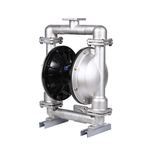 Pompe pneumatique à double diaphragme QBY-K100 en acier inoxydable 316L, pompes à diaphragme sanitaires pour fabricants de lait - Product Image 2