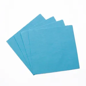 厂家直供33x33cm 13x 13inch 17g 2层1/4折定制天蓝色餐巾
