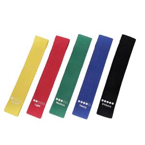 <span class=keywords><strong>Cinque</strong></span> in uno allenamento Fitness per allenamento antiscivolo in tessuto per bottino e resistenza all'anca Set di bande - Product Image 1