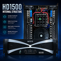 Amplificateur de puissance professionnel 1500W classe TD 8 ohms haute puissance pour caissons de basses, enceintes et systèmes de sonorisation PA