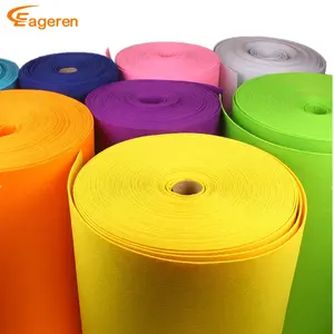 High Density 100% Polyester Softness Micro Felt Needle Punched Non Woven Fabric