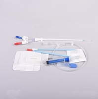 Kit d'insertion de cathéter pour hémodialyse à haut débit, conception anti-torsion sécurisée
