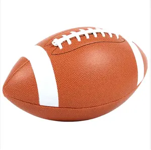 फ़ैक्टरी कस्टम मुद्रित लोगो रग्बी बॉल रग्बी बॉल OEM अमेरिकी फ़ुटबॉल