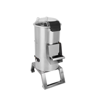 Machine commerciale industrielle électrique automatique en acier inoxydable pour éplucher et laver les pommes de terre, fruits et légumes, avec épluchage rapide et sans dommages