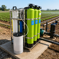 Installation d'osmose inverse RO 2T/H pour l'irrigation des vergers d'agrumes et le traitement des eaux souterraines saumâtres