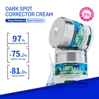 Crème Correctrice Anti-Taches au Collagène de Haute Qualité, Acide Hyaluronique, Végétalienne, Bio, Antioxydants, Éclaircissante et Hydratante pour Tous Types de Peau