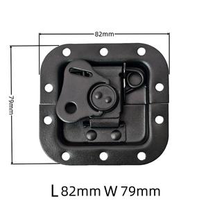 Caja de aviación, accesorios de Hardware, bloqueo de Mariposa Negra, bloqueo de resorte de borde, bloqueo de gabinete de aviación, Pestillos de plata negra - Product Image 4