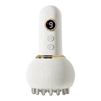 Hochwertige Massageprodukte Elektrisches Guasha-Gesichtsmassagegerät Gesichtsmassage-Schabebrett mit Wärme-Vibrationsfunktion zur Faltenbekämpfung
