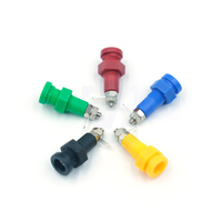 Bornes de connexion banane 3 mm, 5 couleurs, 30A 1000V, à monter sur panneau, pour multimètre, amplificateur de haut-parleur