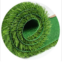 Ballon de football synthétique pour jardin vert, pas cher, gazon artificiel, en rouleau