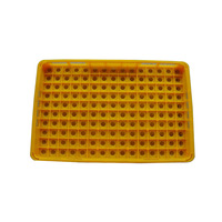 Poulet vivant transport cage poussin boîte de chiffre d'affaires en plastique de la volaille caisse de transport pour canard pigeon HJ-DN016