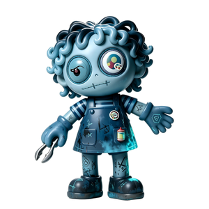 <span class=keywords><strong>Figurine</strong></span> <span class=keywords><strong>de</strong></span> graffiti <span class=keywords><strong>zombie</strong></span> en PVC personnalisée OEM, jouet en vinyle ABS en boîte mystère avec emballage personnalisé en gros - Product Image 2