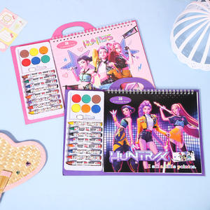 Kpop Demon Hunters Kinder-Malbuch Lila Buch Zeichenbuch Sicheres Malen Graffiti-Buch Großhandel Geschenk - Product Image 3