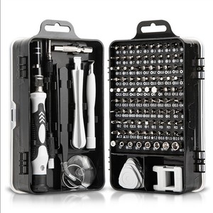 Kit de tournevis professionnel 115-en-1 avec embouts magnétiques pour réparation électronique - Product Image 1