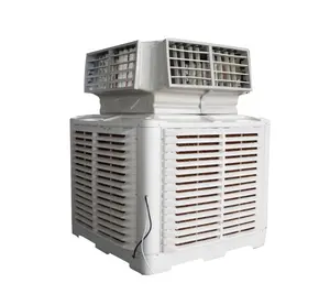 Máquina de refrigeración por agua industrial, conductores de aire y agua, enfriadores de aire evaporativos industriales, 18000cmh