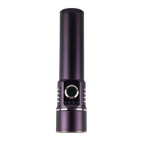 Lampe torche tactique Foxhawk LED rechargeable par USB avec base magnétique, zoom, 1000 lumens, lumière d'urgence, camping, IP66, alliage d'aluminium