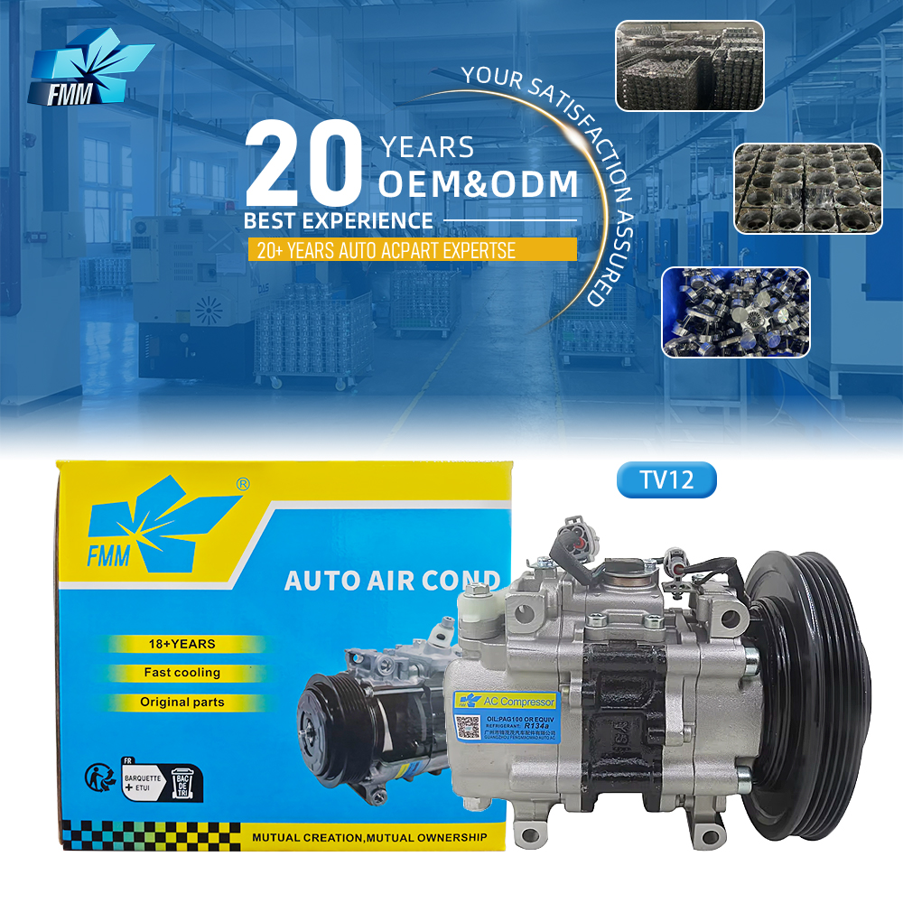 2003-2008 Matrix AC Compressor AC Compressor For Toyota Corolla & Matrix  2003-2008 1.8L - Direct Fit Replacement Part #8832002120, 1 Year Warranty  UPC 611040240327