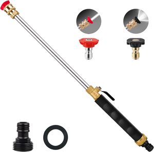 <span class=keywords><strong>Pistolet</strong></span> de lavage haute pression portable avec 2 buses de <span class=keywords><strong>tuyau</strong></span> <span class=keywords><strong>pour</strong></span> le nettoyage des jardins et des voitures, <span class=keywords><strong>pistolet</strong></span> de lavage à jet <span class=keywords><strong>d</strong></span>'eau - Product Image 1