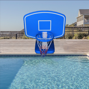 Iunnds xách tay hồ bơi ngoài trời bóng rổ Hoop có thể điều chỉnh chiều cao PE backboard đứng rim cho hồ bơi giải trí Tòa Án thiết bị - Product Image 1