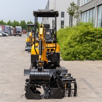 Mini-chargeuse sur chenilles 2 tonnes, débroussailleuse, taille-haie, pelle réversible pour pépinière et jardin, stock US PRÊT À EXPÉDIER CE