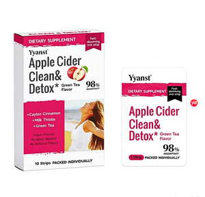 En stock OEM Bandes buvables Nettoyantes et Détoxifiantes au Vinaigre de Cidre de Pomme et Extrait de Chardon-Marie pour Soutenir la Digestion et Stimuler la Vitalité Corporelle - Product Image 1