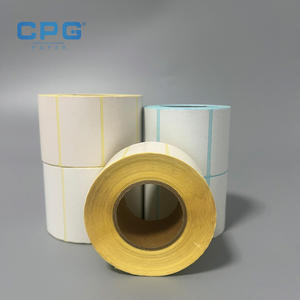 Custom Wholesale Oil Proof Waterproof Eco-Friendly Thermal Label Sticker 4x6 Inch 40x20 50x30 50X25 100X150mm Barcode Label <b>Roll</b> - Product Image 1