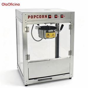 Máquina de Palomitas de Maíz Comercial de Acero Inoxidable OY-868, Máquina Eléctrica para Hacer Palomitas de Maíz para Bares de Snacks y Cines - Product Image 1