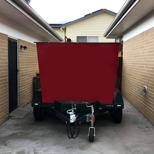 拖车垃圾和废物清除带跳过垃圾箱移动跳过500千克，价格最优惠 - Product Image 1