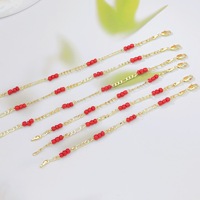 Bracelet de cheville réglable fait main en alliage de cuivre, motif éléphant et œil porte-bonheur bohème, bijoux de mode pour femme, idéal pour les vacances