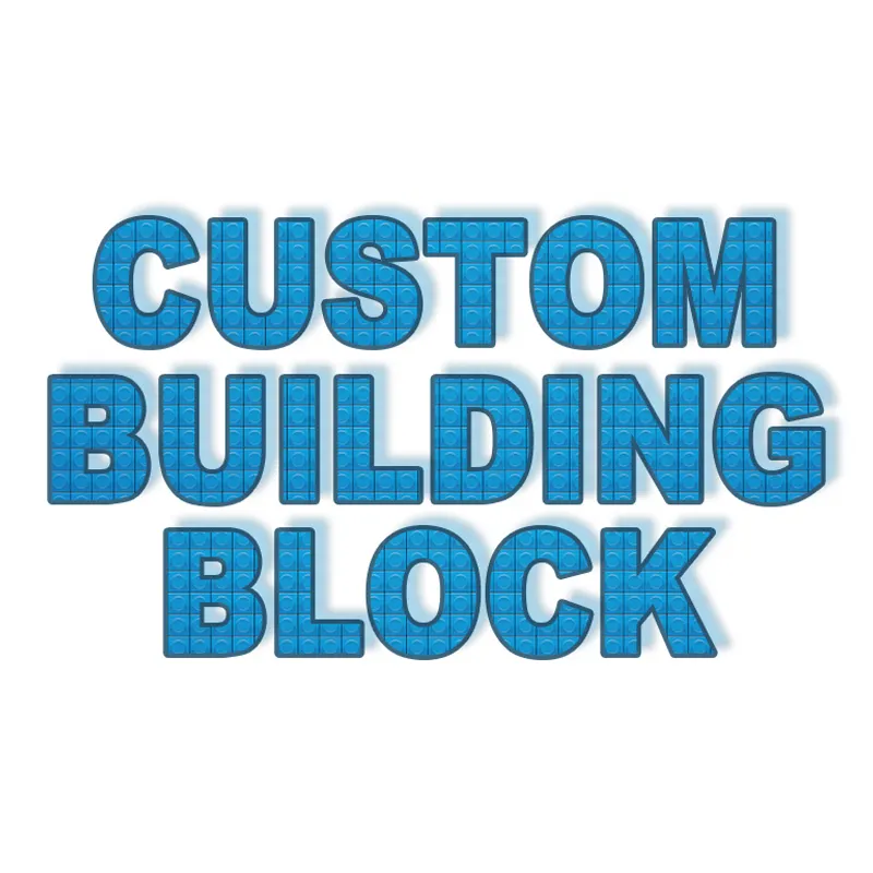 Bricks Moc DIY custom building block model OEM design assembly instruction design Building block sets product design