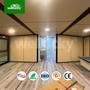 Casa Contenedor Expandible <span class=keywords><strong>de</strong></span> Doble Ala, 2-<span class=keywords><strong>3</strong></span> Dormitorios, Hogar Modular Prefabricado, Cabaña Móvil <span class=keywords><strong>para</strong></span> Vivienda Familiar y Casa <span class=keywords><strong>de</strong></span> Huéspedes - Product Image 5
