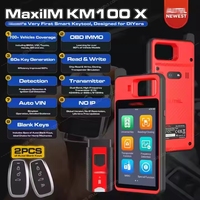 For KM100 IMMO Auto Key Programmer Automatic Key Programming MaxiIM PRO Code Reader Diagnostic Tool Scanner Battery-powered