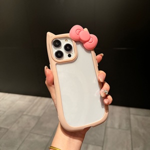 <span class=keywords><strong>Prix</strong></span> <span class=keywords><strong>d</strong></span>'usine, coque de <span class=keywords><strong>téléphone</strong></span> rigide transparente antichoc avec oreilles de chat 3D, mignonne, pour iPhone 16 15 Pro Max - Product Image 6