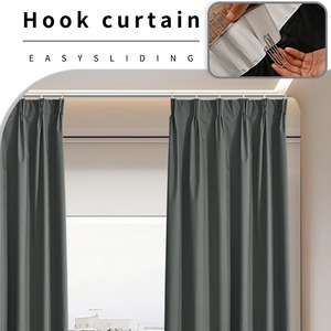 Tùy Chỉnh Phòng Ngủ Cao Cấp Cửa Sổ Phổ Biến Màu Rắn Màn Vải Màn Rèm Cửa Sang Trọng Cho Phòng Khách - Product Image 3