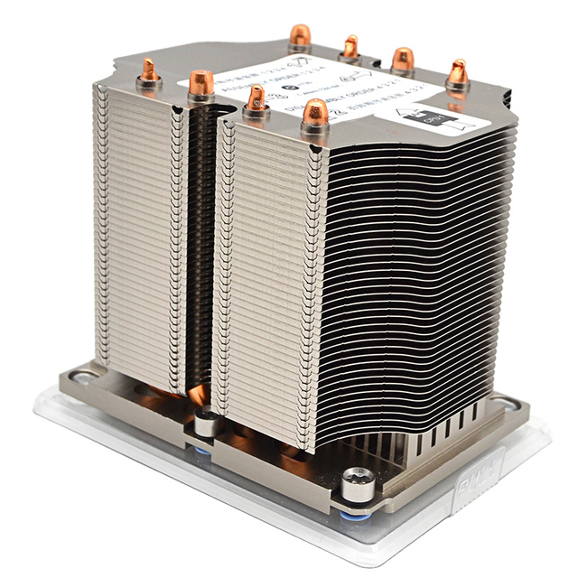 Spot Customizable Heat Sink LGA 3647 Heaisink Copper Aluminum Fins 4 Heat Pipes for Server Cabinet Chassis CPU Cooler