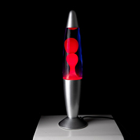Lampe à lave LED à 17 couleurs changeantes, en aluminium, intelligente, 13,5 pouces, lampes de table, télécommande, écologique, à intensité variable, pour chambre à coucher résidentielle