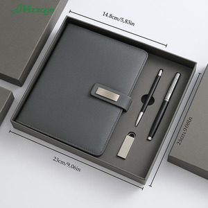 <span class=keywords><strong>2026</strong></span>年热销促销商务A5 PU皮革笔记本带笔USB闪存盘定制徽标豪华公司企业礼品盒套装 - Product Image 6