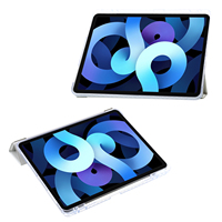 Étui pour iPad Air Pro 5 6 7 8 9 10ème 11ème génération 2024 2025 en acrylique transparent 3 4 10,2 10,9 11 12,9 13 pouces